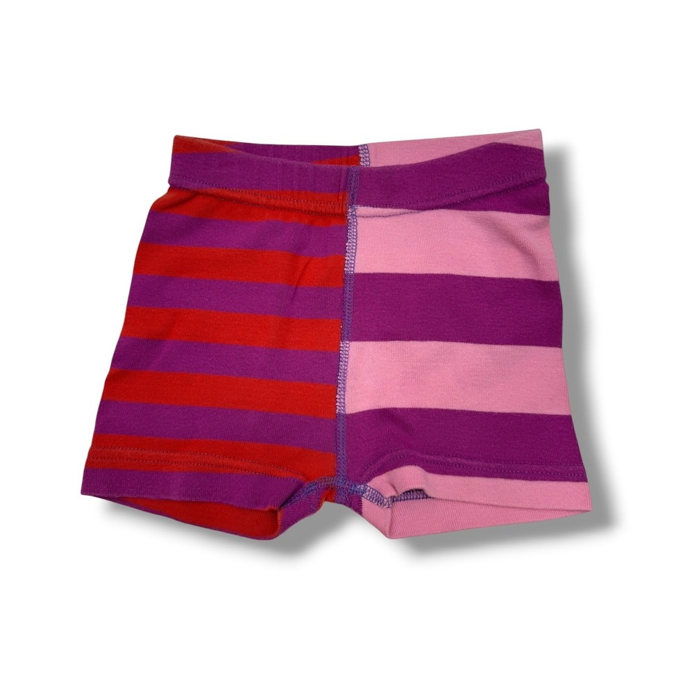 Hanna Andersson‎ Short John Pajama Shorts Kids 2T Pink Stripe Sleepwear